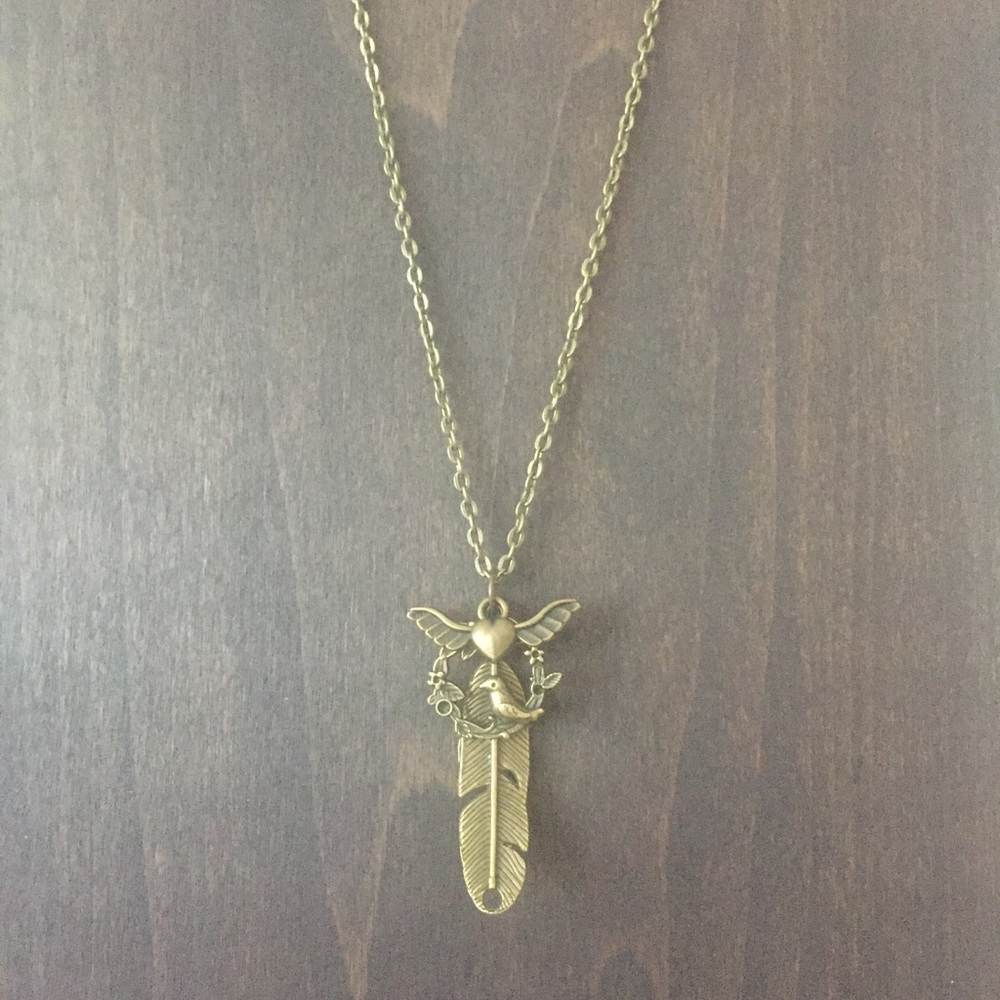 ⛓HANDMADE TRIPLE LAYER BRASS CHARM NECKLACE ⛓